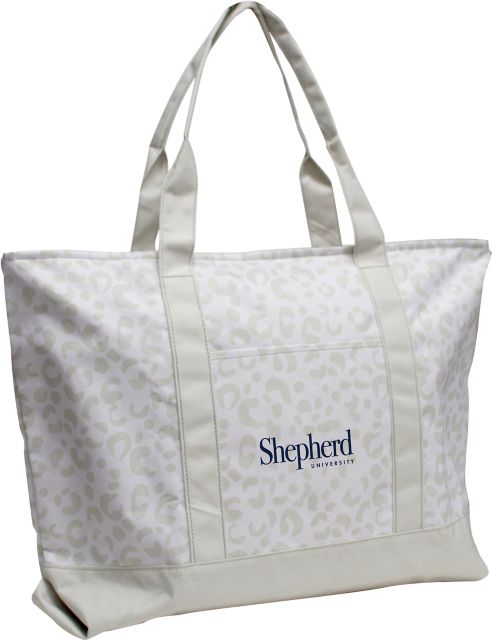 Shepherd University Leopard Tote