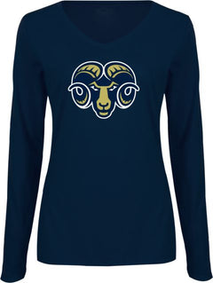 Shepherd Womens Long Sleeve V Neck Tee Ram Head - ONLINE ONLY
