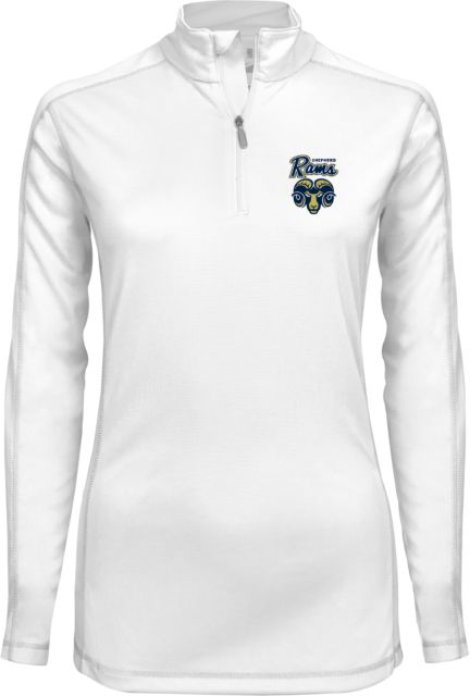 Shepherd Womens Syntrel Interlock 1/4 Zip Ram Script with Head - ONLINE ONLY