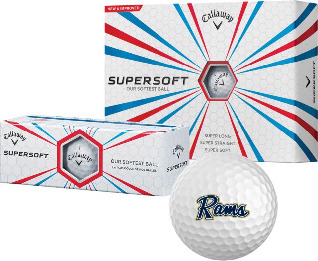 Shepherd Callaway Supersoft Golf Balls 12/pkg Rams Logo - ONLINE ONLY