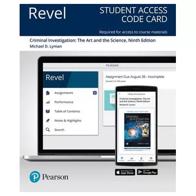 Revel Access Code for Criminal Investigation