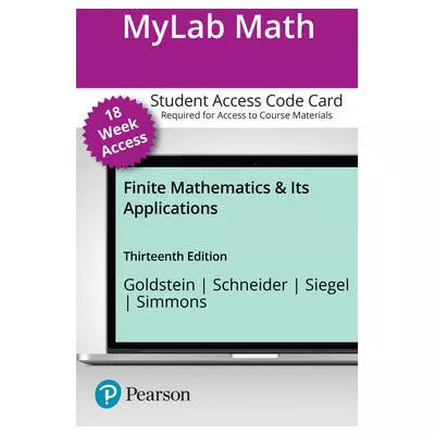 MyLab Math with Pearson eText -- 18-Week Access Card -- for Finite Mathematics & Its Applications