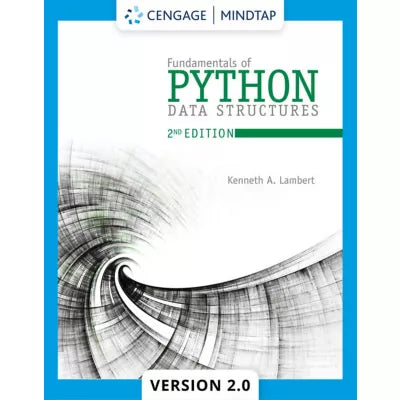MindTapV2.0 for Lambert's Fundamentals of Python: Data Structures with 2021 Updates, 2 terms Instant Access