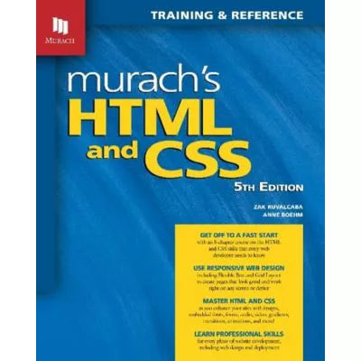 Murach's HTML & CSS (6th Edition)